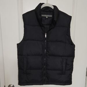 Reaction Kenneth Cole Black Puffer Vest